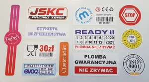 SV-820 plomba łamliwa (krusząca) kolory CMYK 