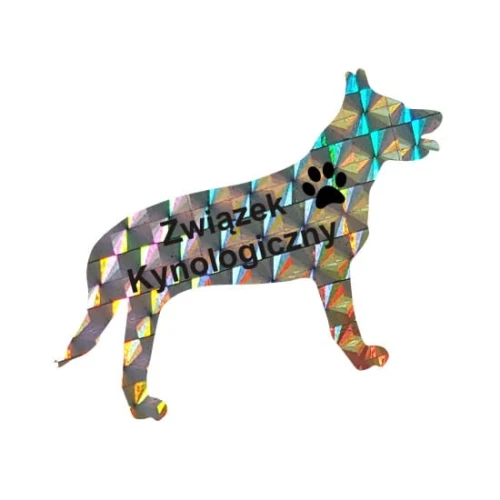 Hologram PIES, hologram na certyfikat, dyplom, plomba zabezpieczająca